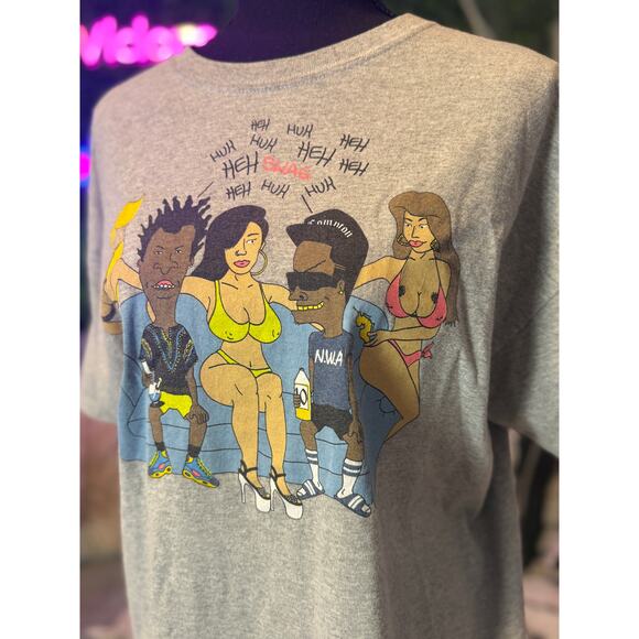 Vintage 10 Deep Beavis and Butthead NWA T Shirt - Picture 2 of 8
